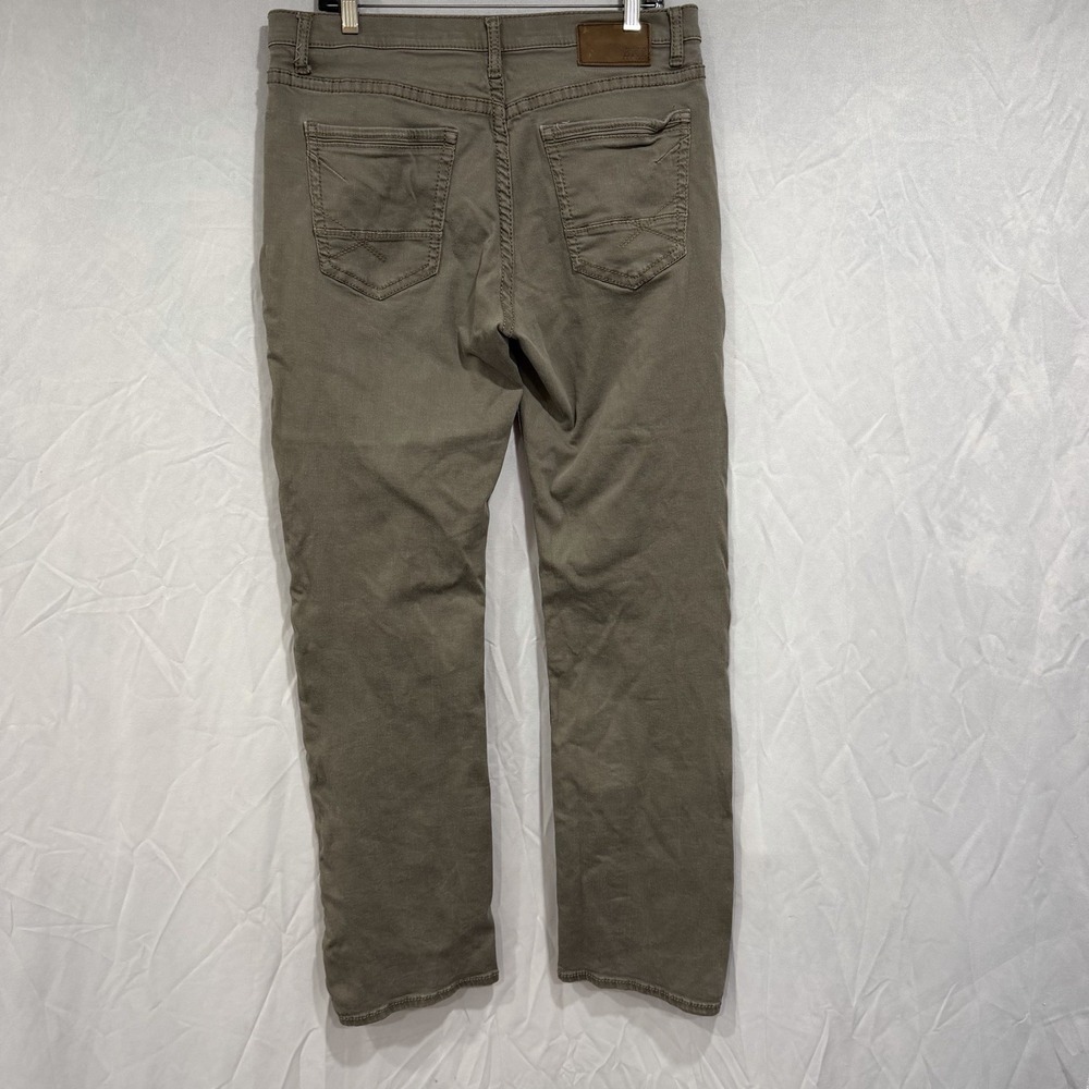 BKE Tyler Straight Jeans Mens 36x36 Beige Straight Stretch Denim Light Wash